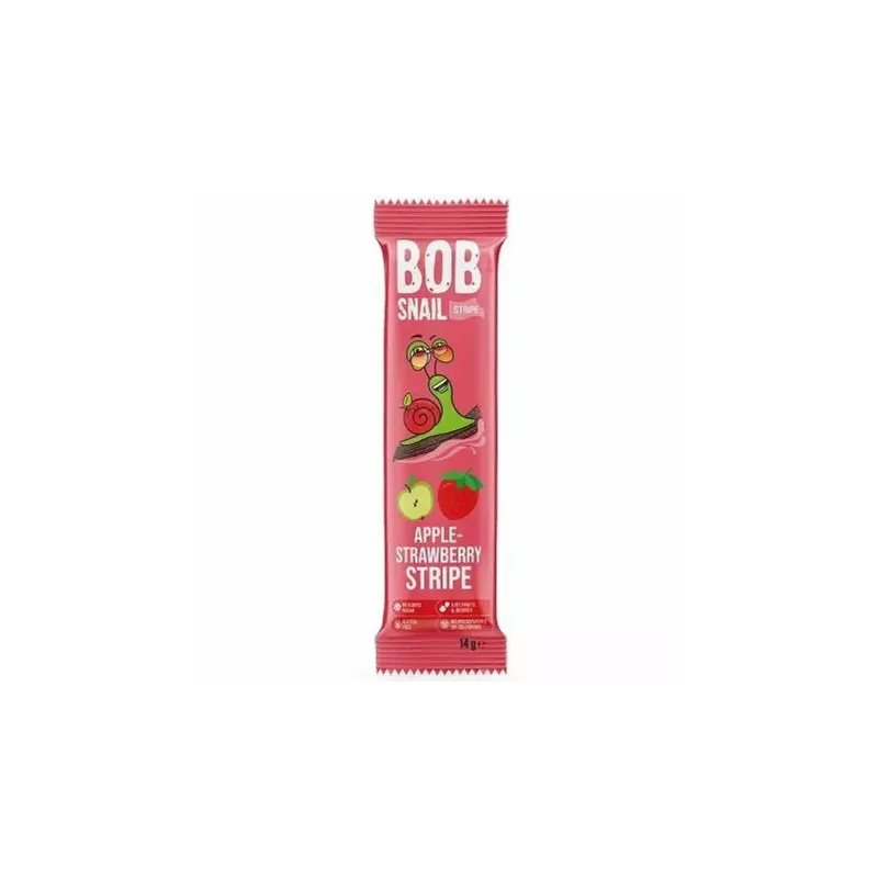 Przekąska Jabłkowo -Truskawkowa 14 g - Bob Snail