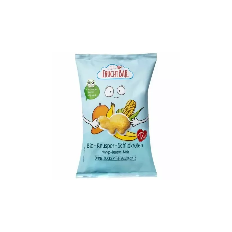 Chrupki Kukurydziane Mango-Banan BIO 30 g - FruchtBAR
