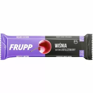 Baton Liofilizowany WIŚNIA Bezglutenowy Bez Dodatku Cukru 10 g - Frupp