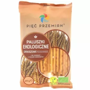 Paluszki Orkiszowe Pełnoziarniste Bio 45 g - Simpatiko