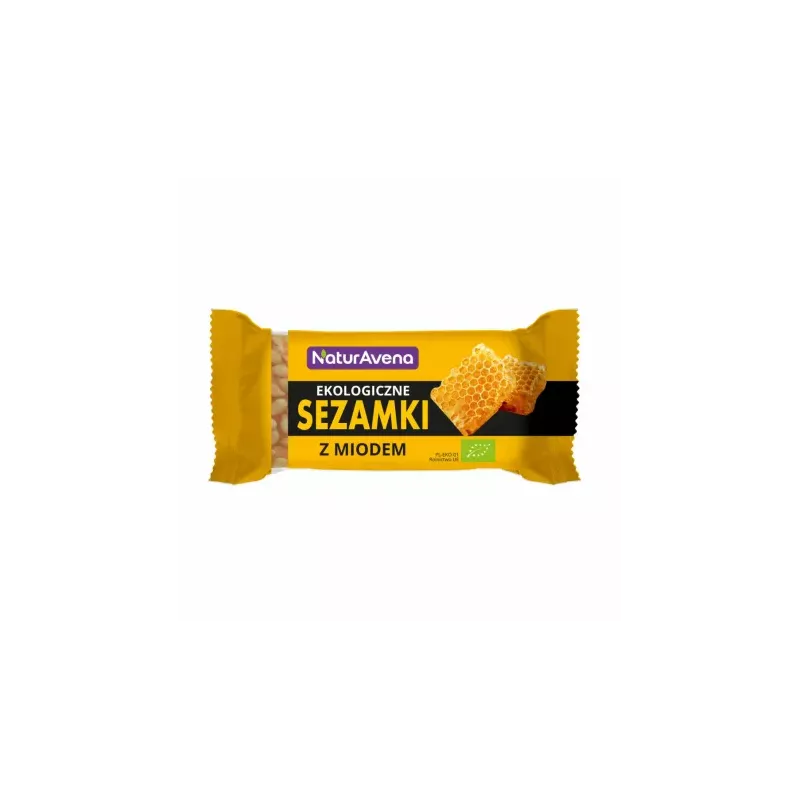 Sezamki z Miodem 27 g Bio - NaturAvena