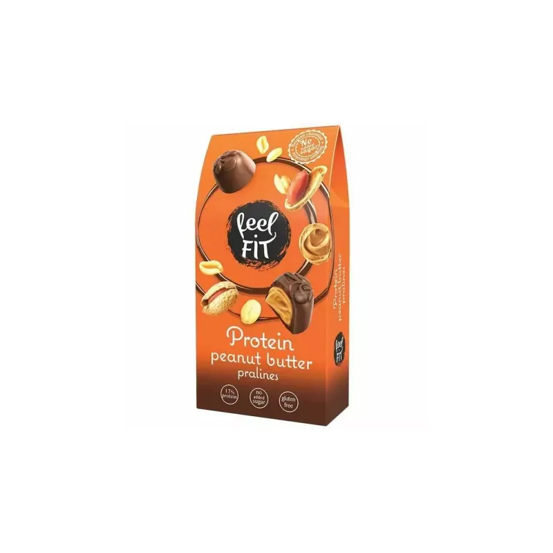 Praliny Proteinowe z Masłem Orzechowym 66 g - Feel Fit