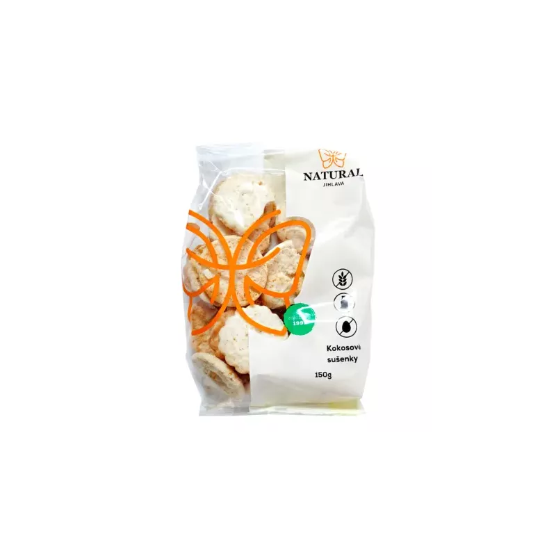 Ciasteczka Kokosowe Cytrynowe 150 g - Natural