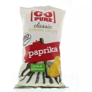 Chipsy o Smaku Paprykowym Bezglutenowe Bio 125 g Go Pure