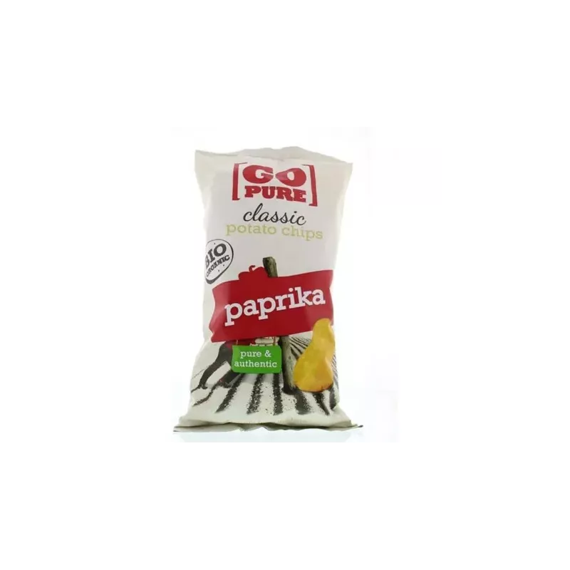 Chipsy o Smaku Paprykowym Bezglutenowe Bio 125 g Go Pure