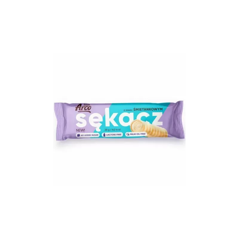 Sękacz o Smaku Śmietankowym Bez Dodatku Cukru 28 g - Arco Sweets