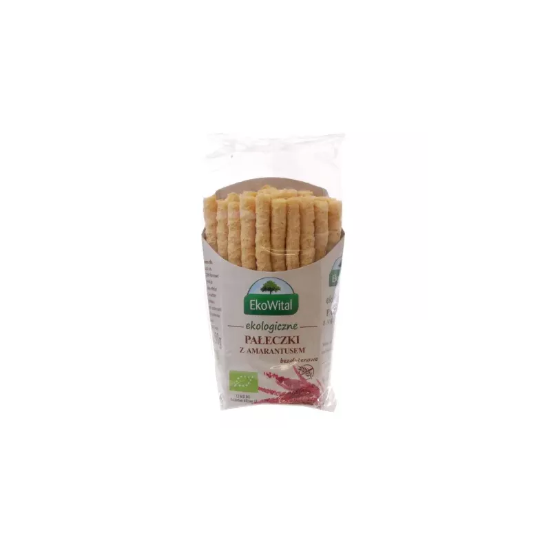 Pałeczki Amarantusowe Bezglutenowe Bio 50 g - Eko-Wital