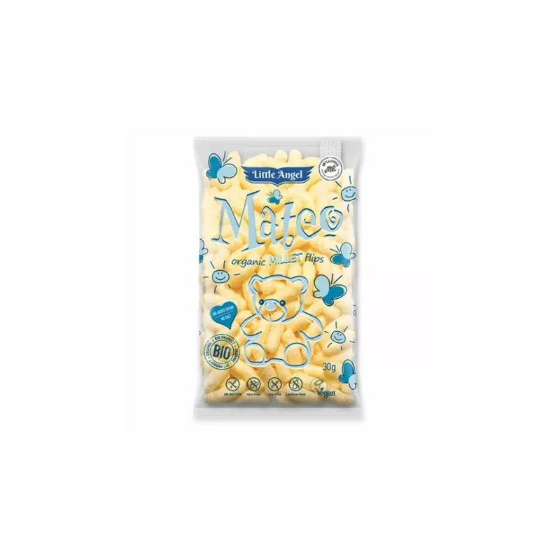 Chrupki Kukurydziano-Jaglane Mateo od 7 Miesiąca Bezglutenowe Bio 30 g - McLLOYD'S