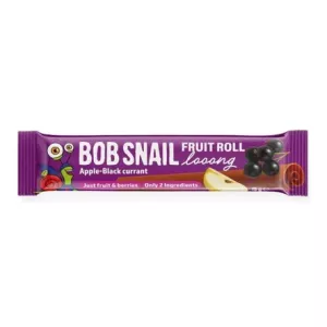 Przekąska Jabłko i Czarna Porzeczka ROLL LOOONG 15 g - Bob Snail