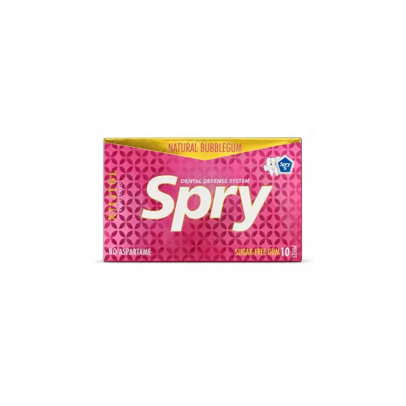 Guma do Żucia Balonowa z Ksylitolem 10 Sztuk - Spry