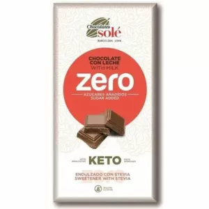Czekolada Mleczna Bez Dodatku Cukru ze Stewią 100 g - Chocolates Sole