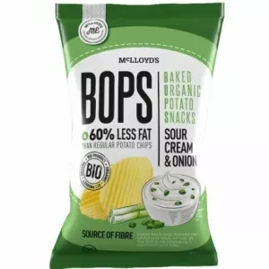 Chipsy Ziemniaczane o Smaku Kwaśnej Śmietany i Cebuli Bio 85 g - McLloyd's