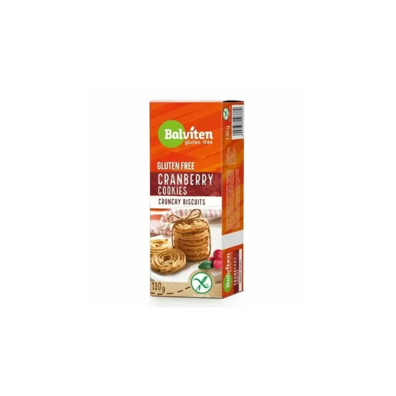 Herbatniki Żurawinki Bezglutenowe 130 g - Balviten