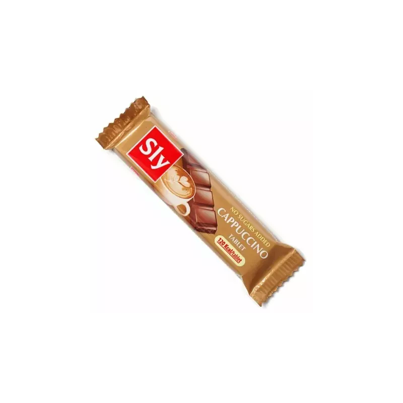Baton Czekoladowy Cappuccino Bez Dodatku Cukru 25 g - Sly