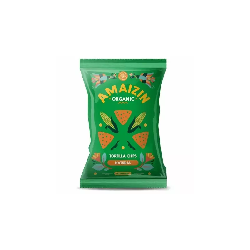 Chipsy Kukurydziane Solone Bezglutenowe Bio 150 g - Amaizin