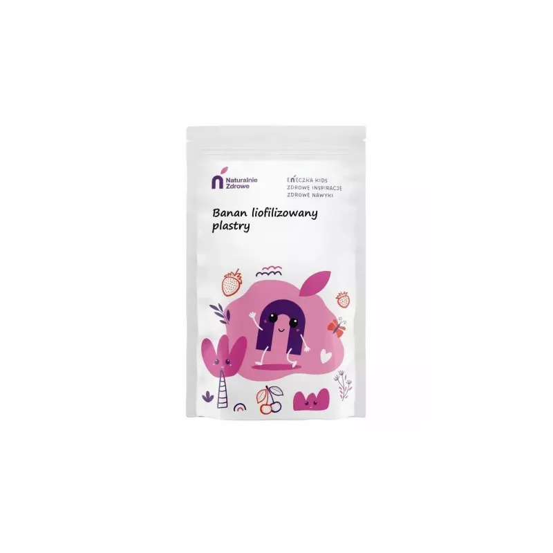 Banan Liofilizowany Plastry 30 g - Eneczka Kids