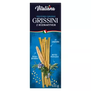Paluszki Grissini z Rozmarynem 125 g NaturAvena