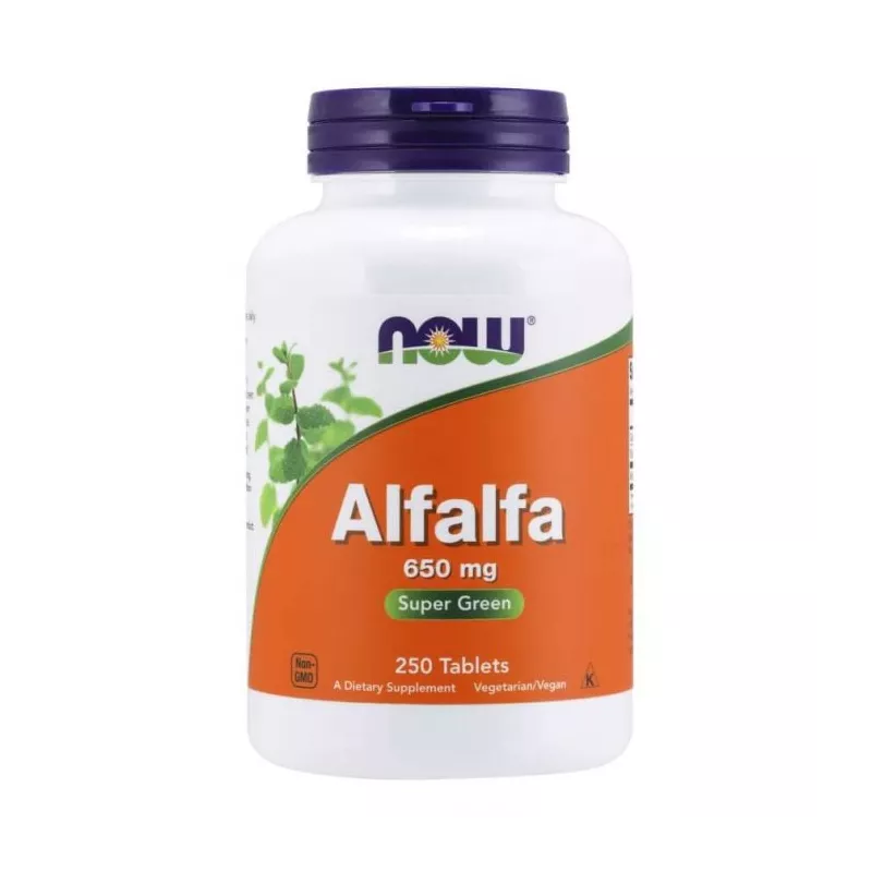 Alfalfa 650 mg - NOW Foods