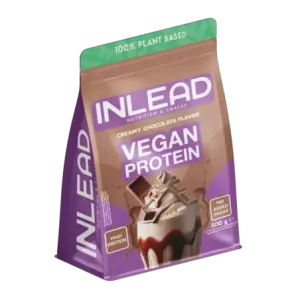 ["Inlead Vegan Protein 500g kremowa czekolada"
