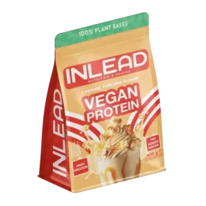 ["Inlead Vegan Protein 500g Popcorn karmelowy"