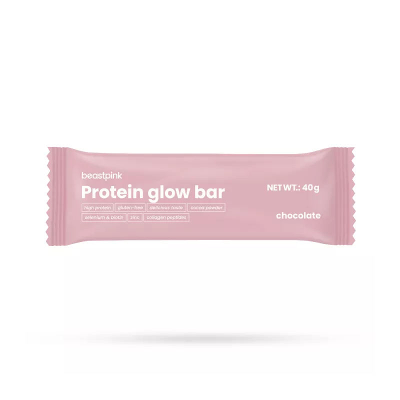 Baton białkowy GlowBar - BeastPink czekolada
