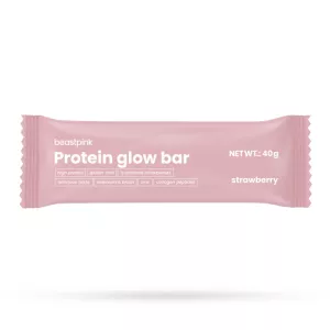 Baton białkowy GlowBar - BeastPink truskawka