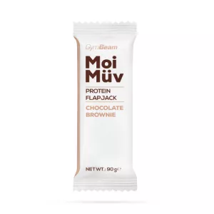 Baton białkowy MoiMüv Flapjack - GymBeam brownie czekoladowe