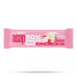 Baton proteinowy ASAP 50% - GymBeam truskawka