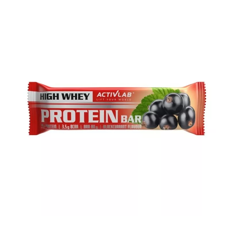Baton proteinowy High Whey - ActivLab czarna porzeczka