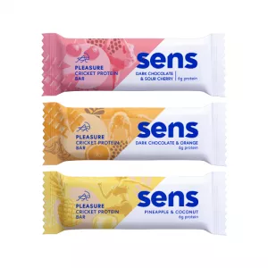 Baton proteinowy z mąki ze świerszczy Pleasure - SENS