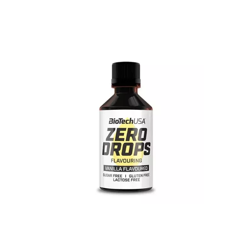 ["BioTech USA Zero Drops 50 ml o smaku waniliowym"]
