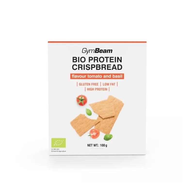 BIO Białkowe pieczywo chrupkie - GymBeam Tomato & Basil