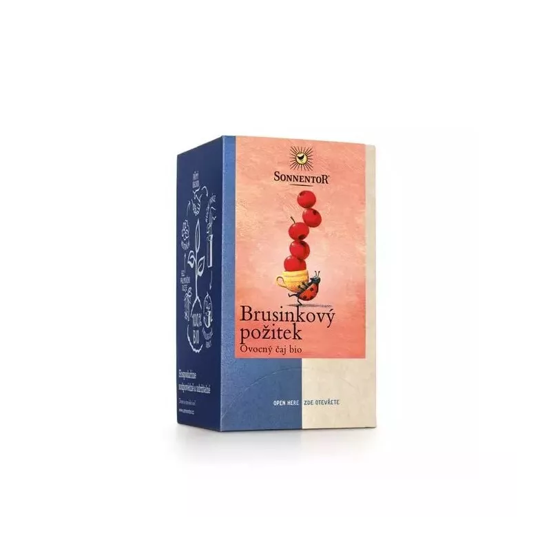 BIO Cranberry Pleasure Fruit Tea 18x2.8g - Sonnentor