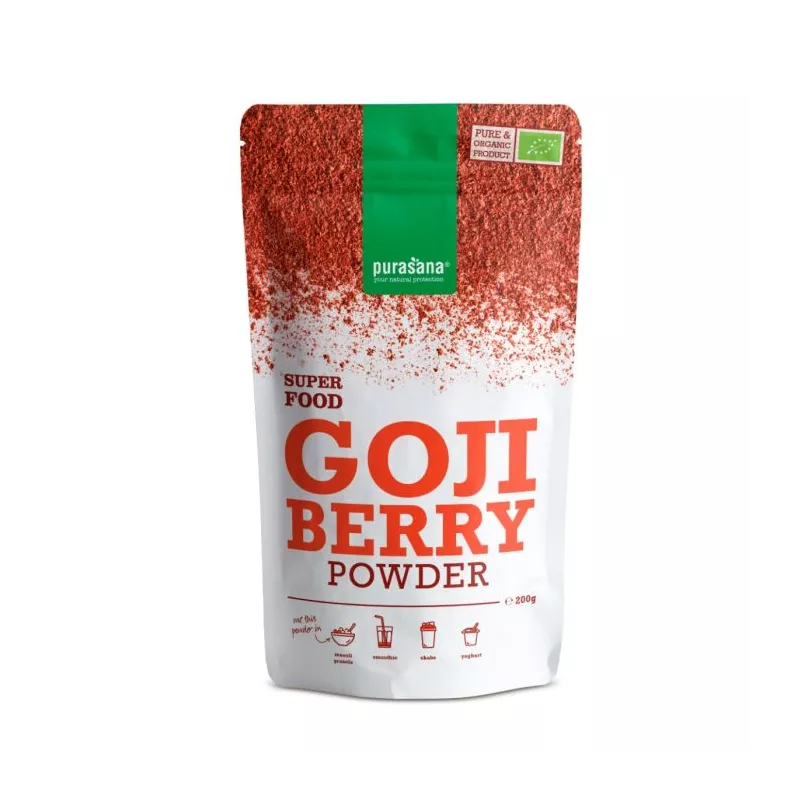 BIO Jagody Goji w Proszku - Purasana