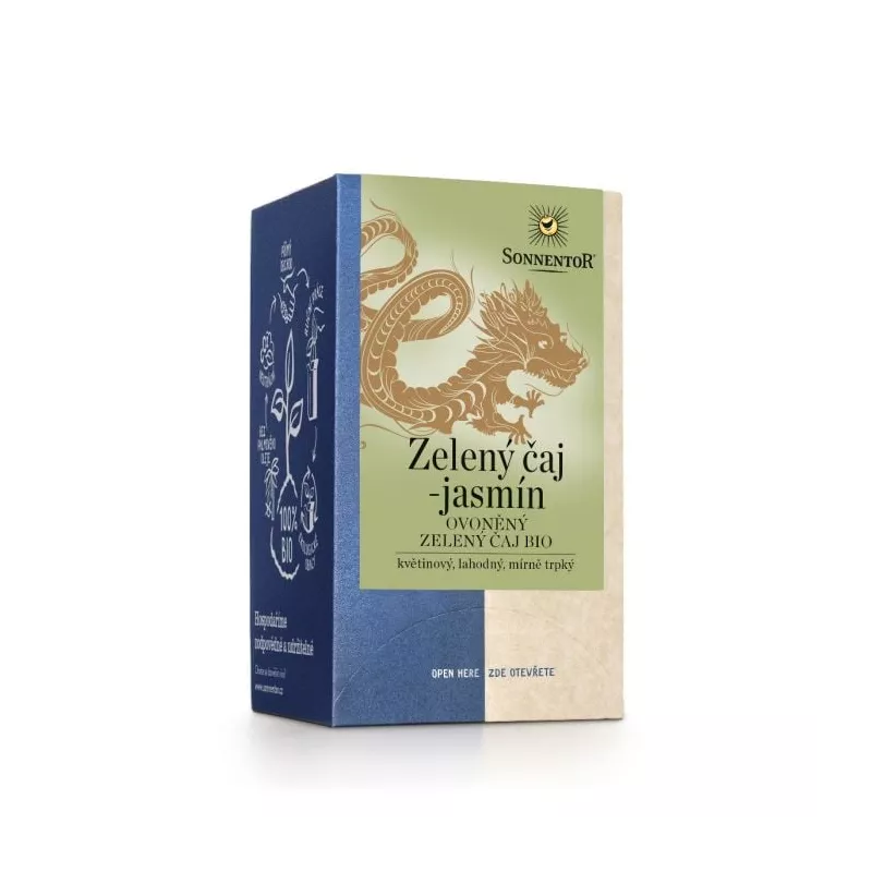 BIO Jaśminowa Zielona Herbata 18x1,5g - Sonnentor