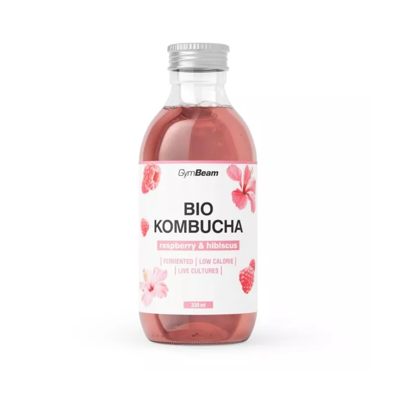 BIO Kombucha - GymBeam malina i hibiskus